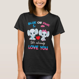 Rosa oder blau Wir haben Sie bereits Liebe Elephan T-Shirt