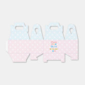 Rosa oder blau, wir Liebe dich! Geschlechtsankündi Geschenkschachtel (Ungefaltet)