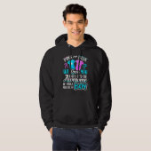 Rosa oder blau Wir Liebe Sie Geschlecht zeigen Tea Hoodie (Vorne ganz)