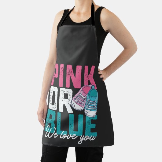 Rosa oder blau Wir Liebe Sie Geschlechtsverkehr ze Schürze (InSitu)