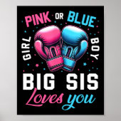 Rosa oder blaue Big Sis Lieben, die Sie Boxing Gen Poster (Vorne)