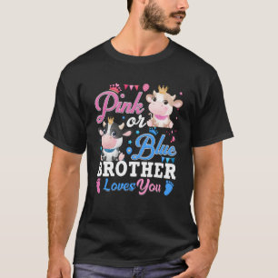 Rosa oder blaue Brüder Lieben, die Sie das Baby Ge T-Shirt