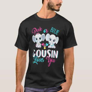 Rosa oder blaue Cousin Lieben Sie Elefanten Baby G T-Shirt