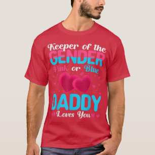 Rosa oder blaue Daddy Lieben, die das Geschlecht b T-Shirt