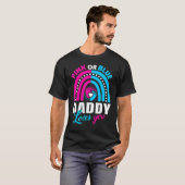 Rosa oder blaue Daddy Lieben, die ihr Geschlecht o T-Shirt (Vorne ganz)
