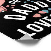 Rosa oder blaue Daddy Lieben, die Sie Boxing Gende Poster (Ecke)