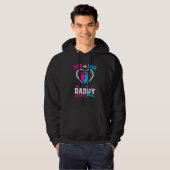 Rosa oder blaue Daddy-Lieben, die Sie Geschlecht z Hoodie (Vorne ganz)