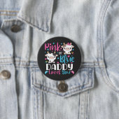 Rosa oder blaue Daddy Lieben, die Sie Kuh Baby Rou Button (Beispiel)