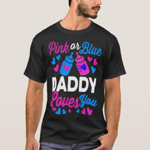 Rosa oder blaue DADDY-Lieben   Geschenke für Elter T-Shirt