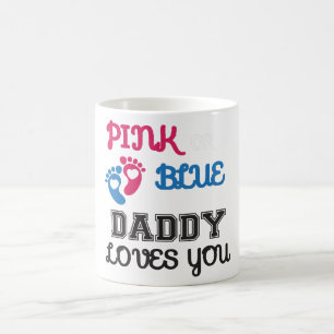 Rosa oder blaue Daddy Lieben Kaffeetasse