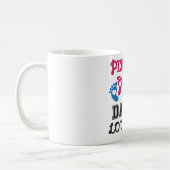 Rosa oder blaue Daddy Lieben Kaffeetasse (Links)