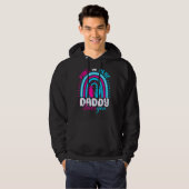 Rosa oder blaue Daddy Lieben Sie Geschlecht offenb Hoodie (Vorne ganz)