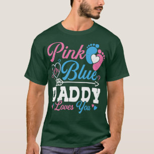 Rosa oder blaue Daddy-Lieben Sie Niedliche Geschle T-Shirt