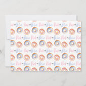 Rosa oder blaue Dusche Ankündigung (Rückseite)