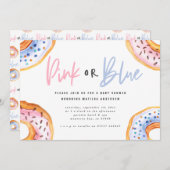 Rosa oder blaue Dusche Ankündigung (Vorne/Hinten)