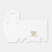 Rosa oder blaue Eiscreme-Gender-Party Geschenkschachtel (Ungefaltet)