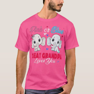 Rosa oder blaue Elefanten Große Opa-Lieben, die du T-Shirt