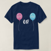 Rosa oder blaue Geschlechtsoffenbarung T-Shirt (Design vorne)