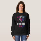 Rosa oder blaue Grammy Lieben Sie Geschlecht offen Sweatshirt (Vorne ganz)