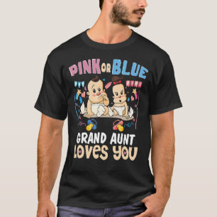 Rosa oder blaue Grand Tante Lieben Ihr bester Trau T-Shirt