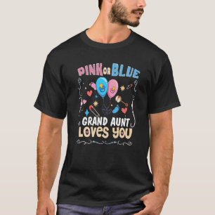 Rosa oder blaue Grand Tante Lieben Ihr bester Trau T-Shirt