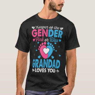 Rosa oder blaue Grandad-Lieben Sie Geschlecht zeig T-Shirt