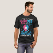 Rosa oder blaue Grandad-Lieben Sie Geschlecht zeig T-Shirt (Vorne ganz)