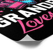 Rosa oder blaue Grandpa-Lieben, die Sie Boxing Gen Poster (Ecke)