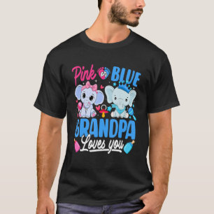 Rosa oder blaue Grandpa-Lieben, die Sie Geschlecht T-Shirt