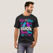 Rosa oder blaue GRANDPA-Lieben - Ihr zukünftiges G T-Shirt (Vorne ganz)