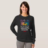 Rosa oder blaue Grandpa-Lieben Sie Geschlecht zeig T-Shirt (Vorne ganz)