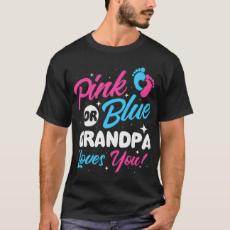 Rosa oder blaue Grandpa-Lieben Sie - Geschlechtskr T-Shirt