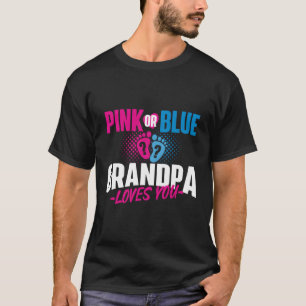 Rosa oder blaue Grandpa-Lieben Sie - Geschlechtsve T-Shirt