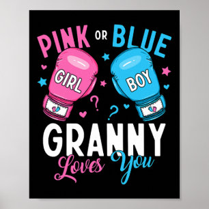 Rosa oder blaue Grannys Lieben, die Sie Boxing Gen Poster