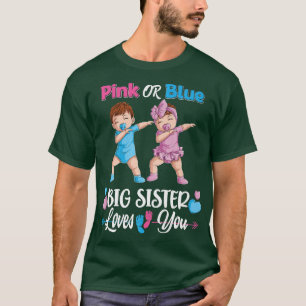 Rosa oder blaue, große Lieben, die Sie Baby Geschl T-Shirt