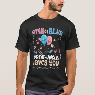 Rosa oder blaue große Lieben Sie am besten Onkel j T-Shirt