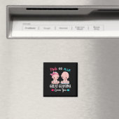 Rosa oder blaue große Oma-Lieben, die Sie Geschlec Magnet (In Situ (Geschirrspüler))