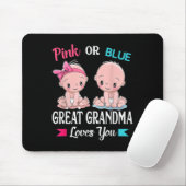 Rosa oder blaue große Oma-Lieben, die Sie Geschlec Mousepad (Mit Mouse)