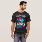 Rosa oder blaue große Schwestern Lieben Sie Baby G T-Shirt (Vorne ganz)