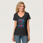 Rosa oder blaue Großmutter-Lieben Sie Geschlecht z T-Shirt (Vorderseite Vollansicht)