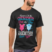 Rosa oder blaue Hüterin der Großmutter-Liebe T-Shirt (Vorderseite)