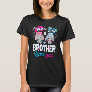 Rosa oder blaue Lieben, die Sie Elefanten Baby Gen T-Shirt