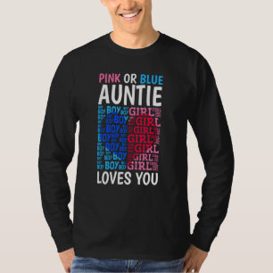 Rosa oder blaue Lieben, die Sie Geschlecht zeigen  T-Shirt