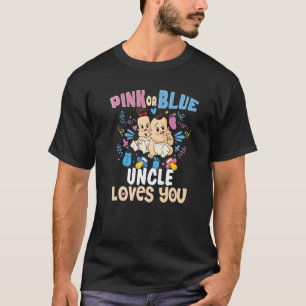 Rosa oder blaue Lieben Sie am besten Onkel je Onke T-Shirt