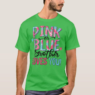 Rosa oder blaue Lieben Sie Gefärbte Krawatte Baby  T-Shirt