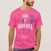 Rosa oder blaue Lieben Sie Geschlecht offenbaren P T-Shirt (Vorderseite)