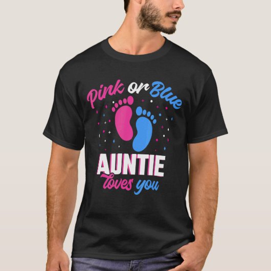 Rosa oder blaue Lieben Sie Geschlecht zeigen 1 T-Shirt (Vorderseite)