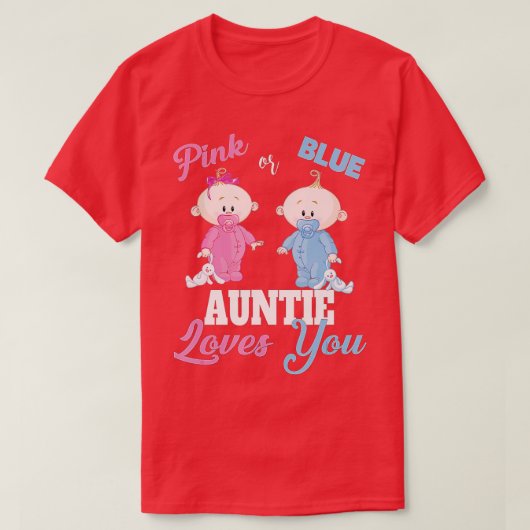 Rosa oder blaue Lieben YouGender-Darstellung T-Shirt (Design vorne)