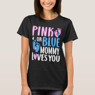 Rosa oder blaue Mami-Lieben, die Sie Geschlecht of T-Shirt