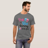 Rosa oder blaue Mami-Lieben Sie Geschlecht zeigen T-Shirt (Vorne ganz)